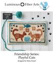 Pattern, Friendship Series - Playful Cats by Luminous Fiber Arts
