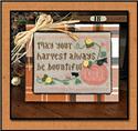 Pattern, Bountiful Harvest by Little House Needleworks