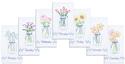 Stamped Stitchable, Mason Jar Bouquets by Jack Dempsey