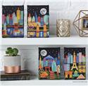 Pattern, Night Skylines by Tiny Modernist