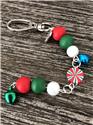Supply, Peppermint Jingle Scissor Charms by Barefoot Needleart