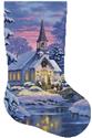 Pattern, Country Church Stocking (Right) by Artecy Cross Stitch