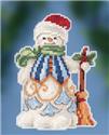 Kit, Clean Sweep Snowman by Mill Hill