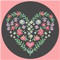 Pattern, Flower Heart by Kiokiz