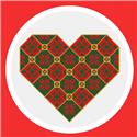 Pattern, Heart with Ornament by Kiokiz