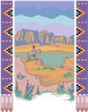 Pattern, Desert Panorama by Kooler Design Studio