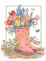 Pattern, Spring Floral Rainboots by Kooler Design Studio