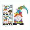 Pattern, A Year of Gnomes - April by Cross Stitch Wonders