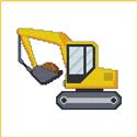 Construction Truck - Back Hoe