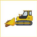 Pattern, Construction Truck - Bull Dozer by Cross Stitch Wonders