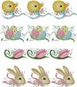 Pattern, Borders Easter by Kitty & Me Designs
