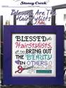 Pattern, Blessed Are The Hairstylists by Stoney Creek