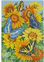 Butterflies on Sunflowers