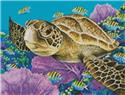 Pattern, Mini Young Green Sea Turtle by Artecy Cross Stitch
