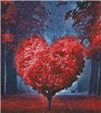 Pattern, Valentine Heart Tree (Crop) by Artecy Cross Stitch