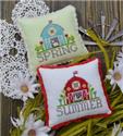 Pattern, Bitty Barns - Spring & Summer by Annie Beez Folk Art