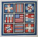 Kit, Stars and Stripes - Quilt Blocks #7 by Rogue Stitchery