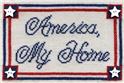 Pattern, America, My Home by Cross-Point Designs