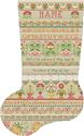 Pattern, Cranberry Colonial Heritage Stocking by Kooler Design Studio