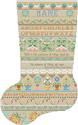 Pattern, Pastel Colonial Heritage Stocking by Kooler Design Studio