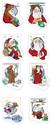 Pattern, Santas Around the World Mini Stockings by Kooler Design Studio
