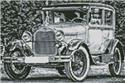 Pattern, Mini Vintage Ford by Artecy Cross Stitch