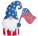 Patriotic Flag Gnome