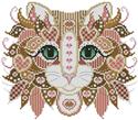 Pattern, Colorful Cats Gingerbread by Kitty & Me Designs