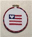 Pattern, Magnificent Minis - American Flag Love by Stitchnmomma