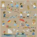 Pattern, Happy Childhood - Seaside by Perrette Samouiloff