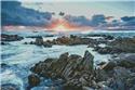Pattern, Sunset Over Rocks at Gansbaai by Artecy Cross Stitch