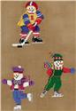 Kit, Sporty Snowmen Ornaments I by Imaginating