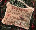 Pattern, Believe in Santa - 2021 Sampler Ornament by Homespun Elegance Ltd