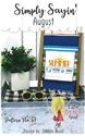 Pattern, Simply Sayin' August by Little Stitch Girl