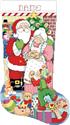 Pattern, Merry Christmas Couple Stocking by Kooler Design Studio