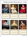 Supply, Cross Stitch Gift Tags Needlework Labels Early American No.21 by PinoyStitch