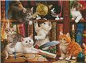Kittens in the Library - Large