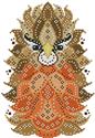Pattern, Colorful Birds Robin by Kitty & Me Designs