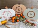 Pattern, Fall Monograms by Petal Pusher