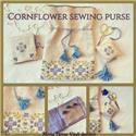 Pattern, Cornflowers Sewing Purse by MTV Designs