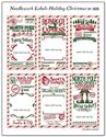 Pattern, Cross Stitch Gift Tags Needlework Labels Holiday Christmas No.029 by PinoyStitch