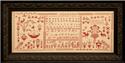 Pattern, Maria Vincenza Lariccha 1837 by Hands Across the Sea Samplers