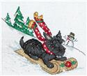Kit, Sledding Scottie by Imaginating