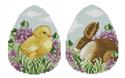 Pattern, Easter Egg Friends by Kitty & Me Designs