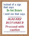 Pattern, Do Not Disturb by Iris Originals