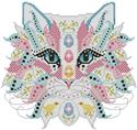Pattern, Colorful Cats Easter by Kitty & Me Designs