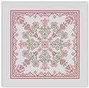 April Hearts Square with Dogwood and Tulips