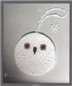 Pattern, Blackwork Snowy Owl by Cotton Pixels LTP
