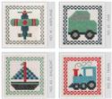 Pattern, Bee In My Bonnet Stitch Cards Set K by It's Sew Emma