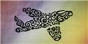 Pattern, Tribal Airplane by White Willow Stitching